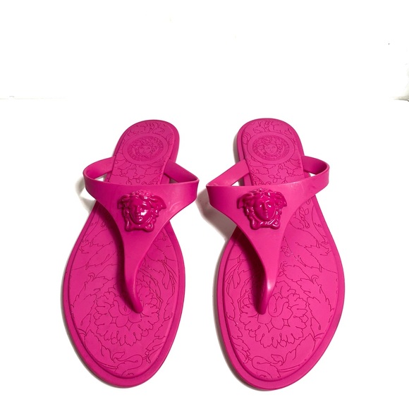 versace jelly heels